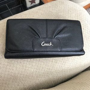 Coach Leather Trifold Wallet